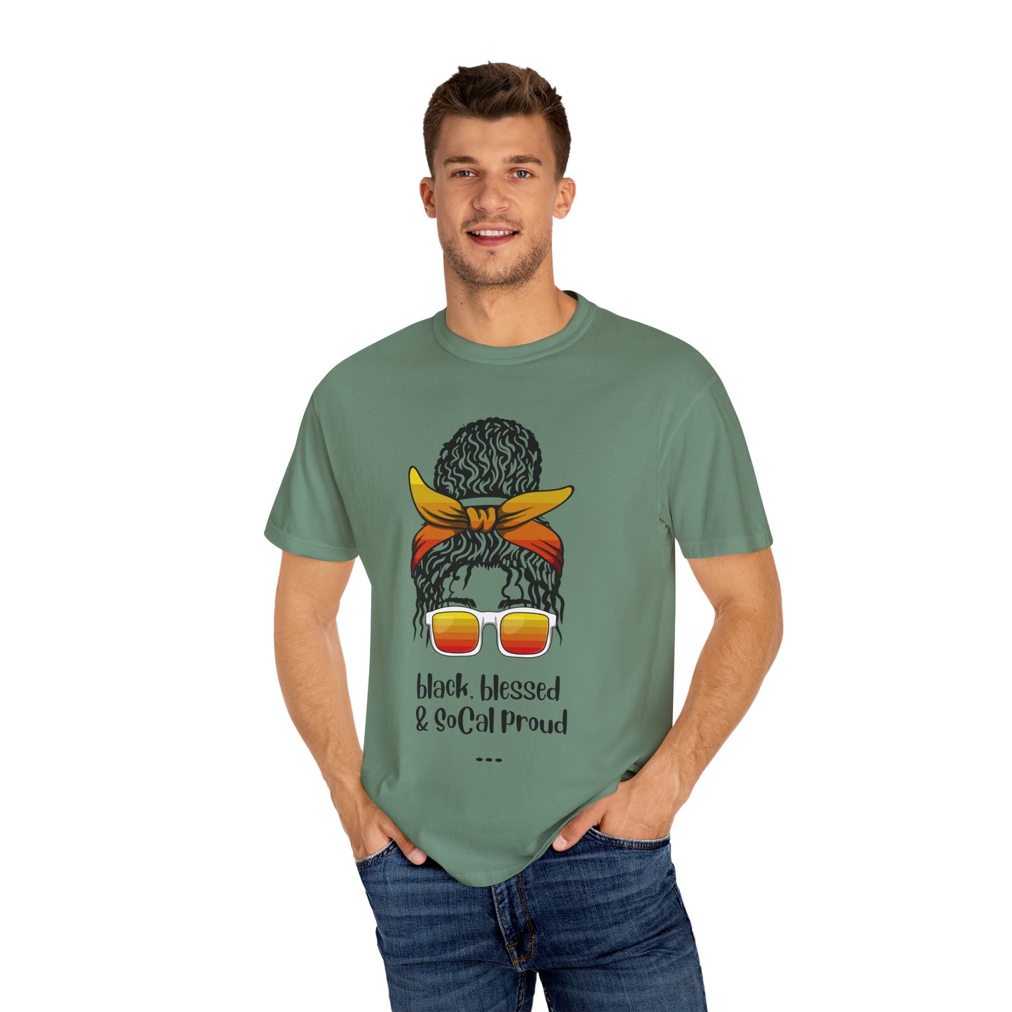SoCal Proud Unisex Tee - Black, Blessed & SoCal Proud Graphic Shirt