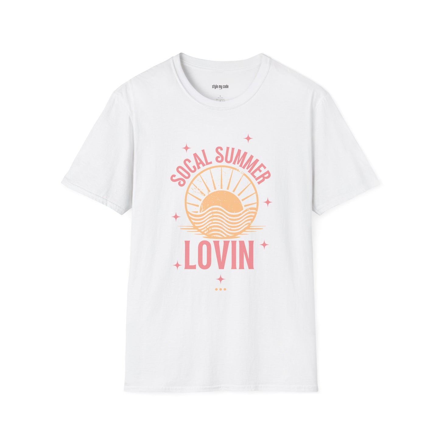 SoCal Summer Lovin' Unisex Softstyle T-Shirt | Perfect for Beach Days & Casual Outings