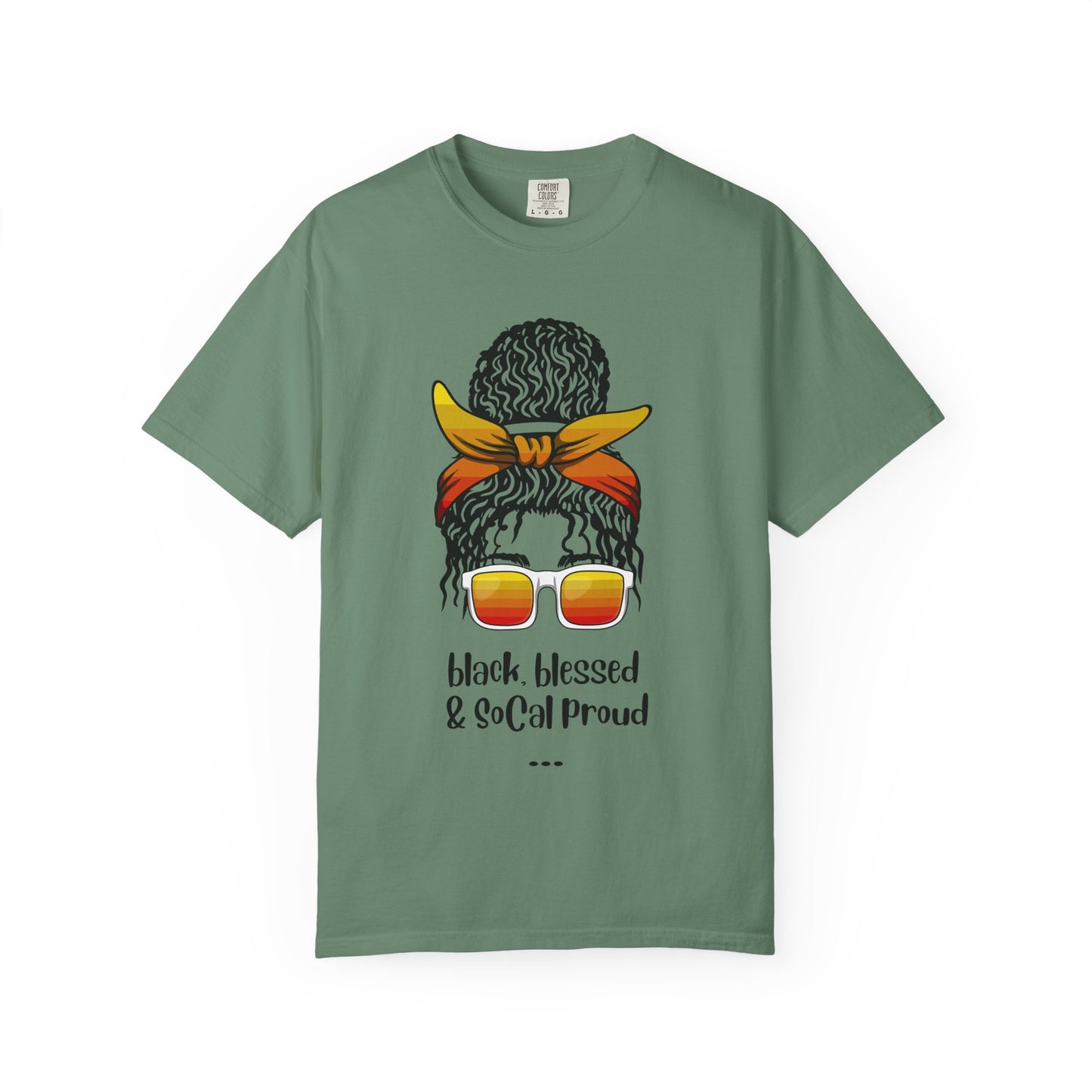 SoCal Proud Unisex Tee - Black, Blessed & SoCal Proud Graphic Shirt
