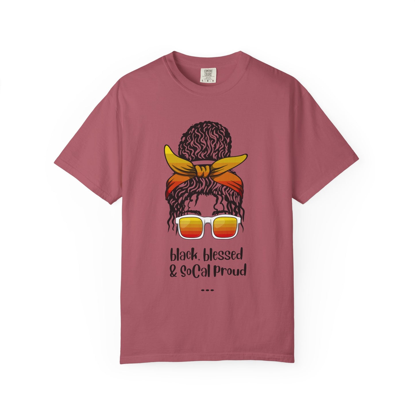 SoCal Proud Unisex Tee - Black, Blessed & SoCal Proud Graphic Shirt