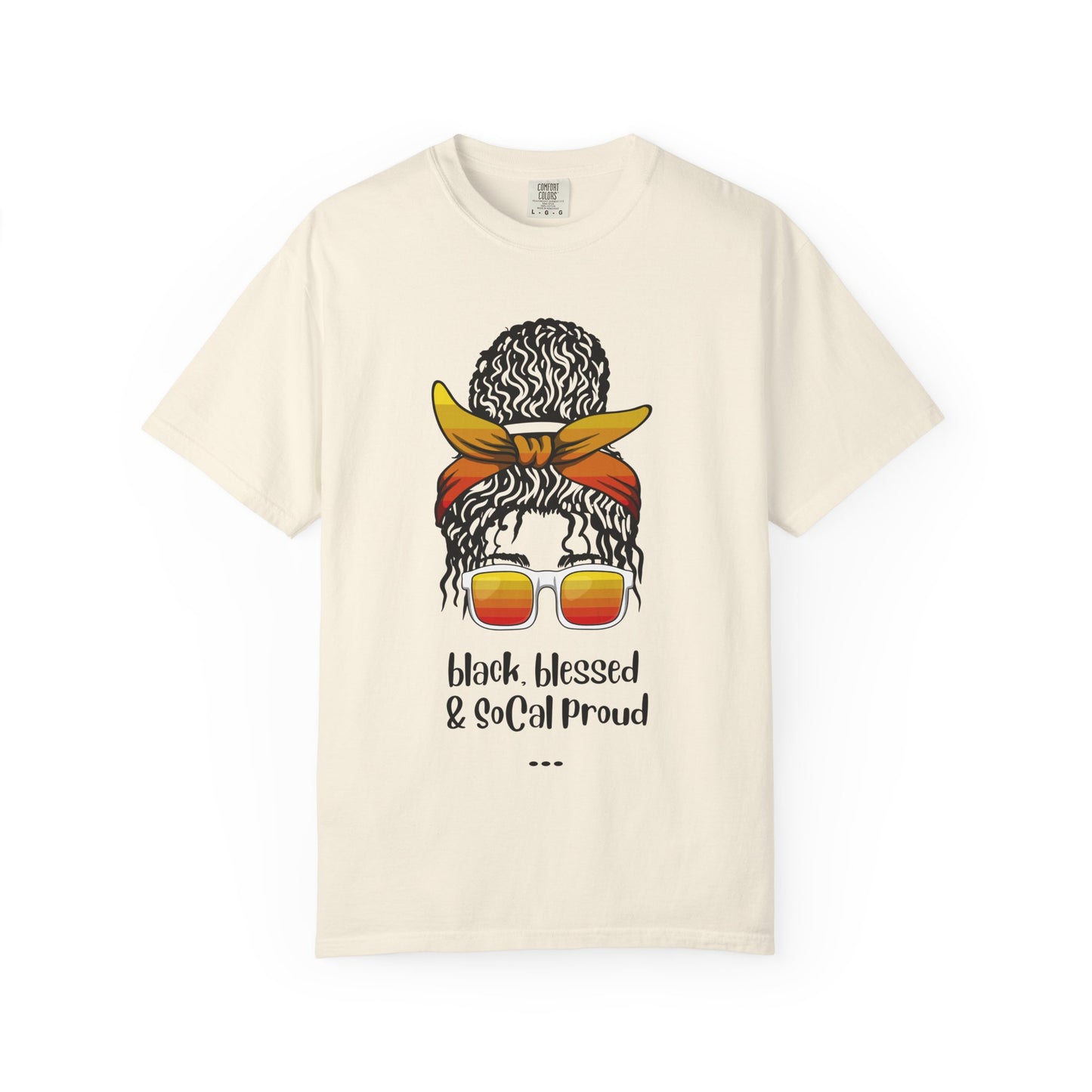 SoCal Proud Unisex Tee - Black, Blessed & SoCal Proud Graphic Shirt