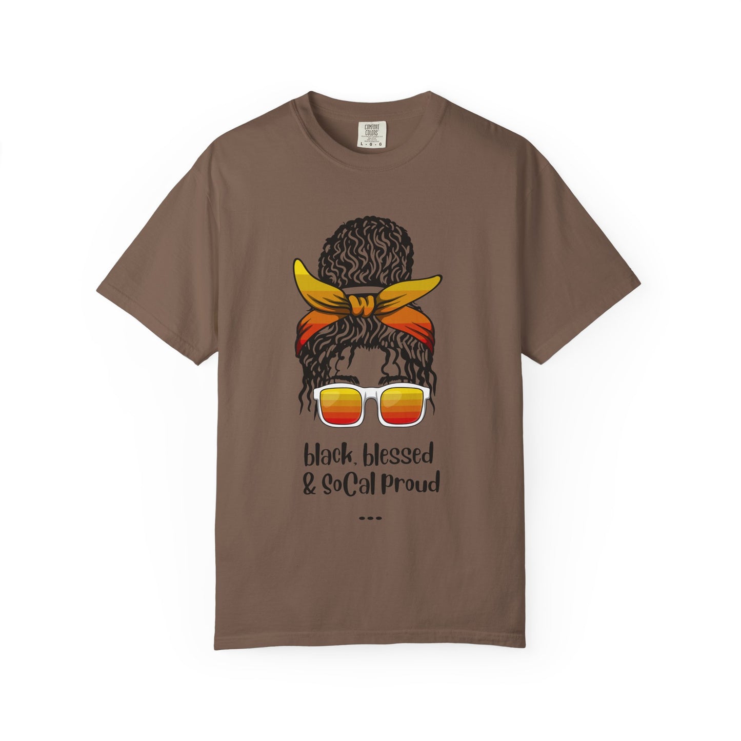 SoCal Proud Unisex Tee - Black, Blessed & SoCal Proud Graphic Shirt