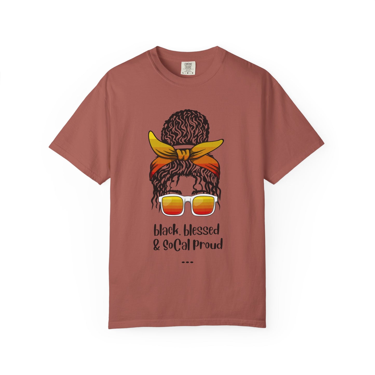 SoCal Proud Unisex Tee - Black, Blessed & SoCal Proud Graphic Shirt