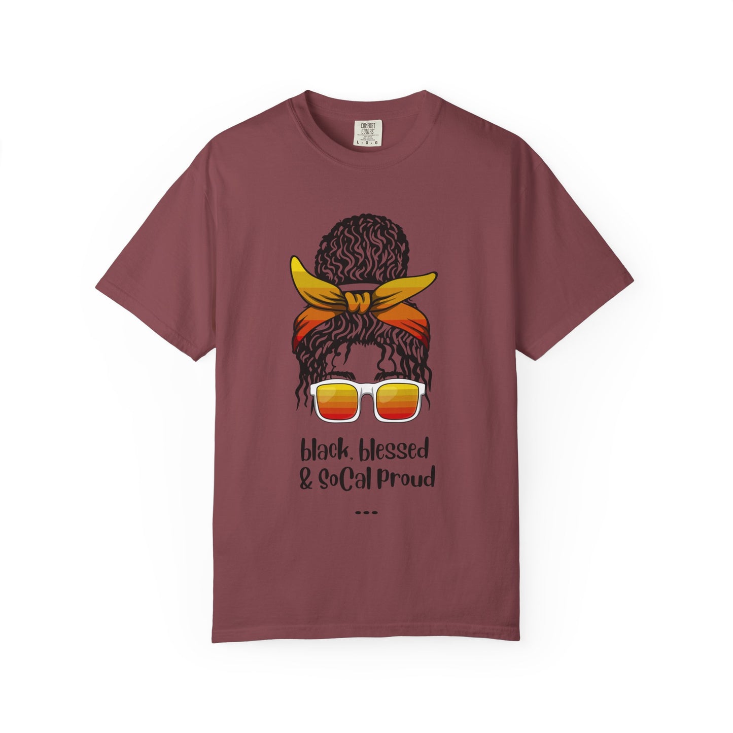 SoCal Proud Unisex Tee - Black, Blessed & SoCal Proud Graphic Shirt