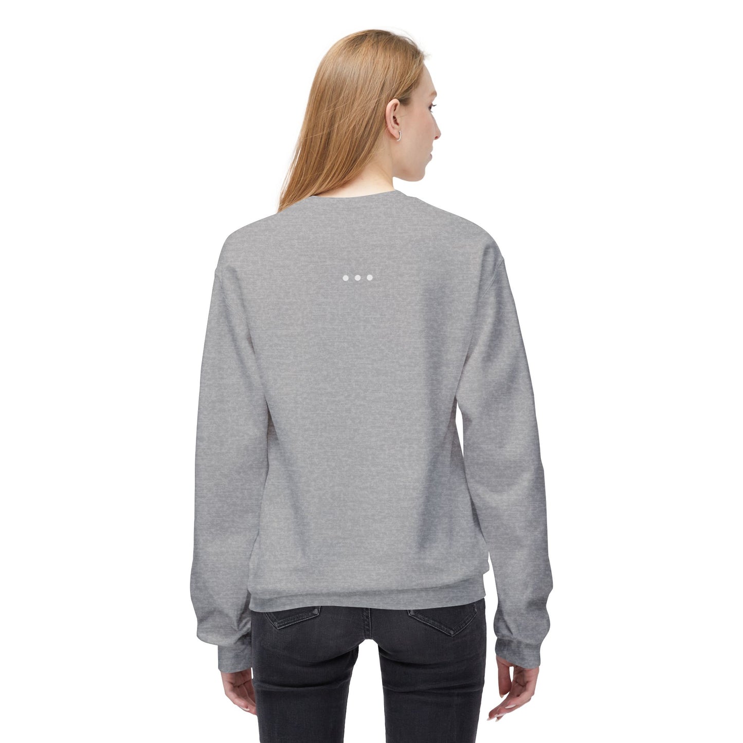 805 White Logo Front Unisex Crewneck Sweatshirt