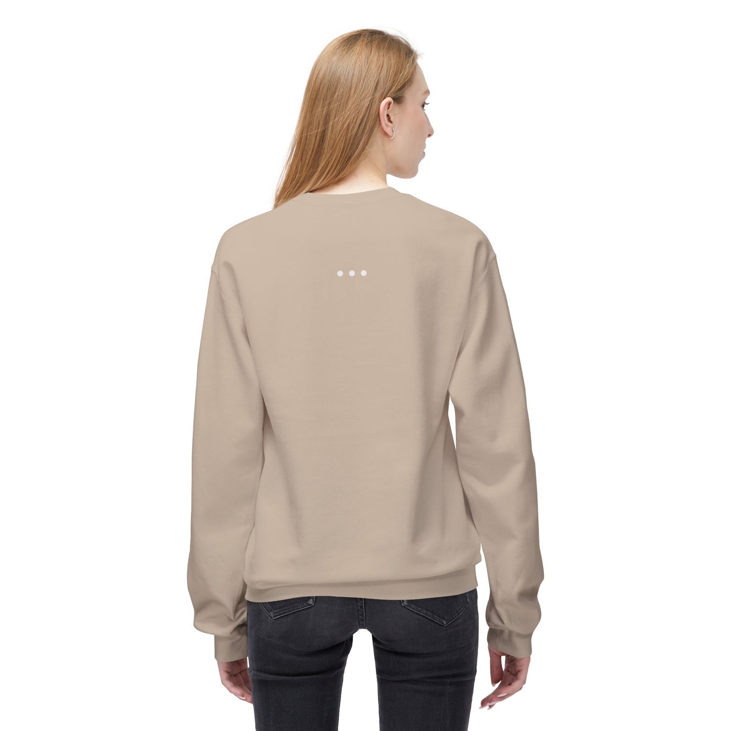 805 White Logo Front Unisex Crewneck Sweatshirt