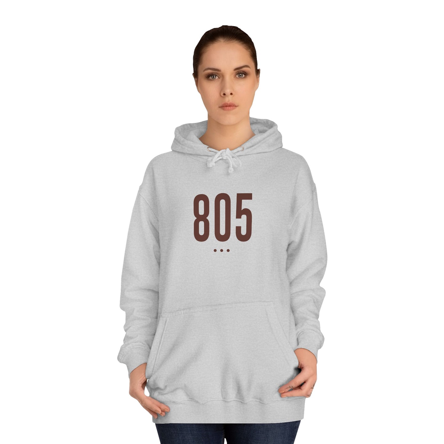 805 Unisex Hoodie - Stylish Comfort for Campus Life