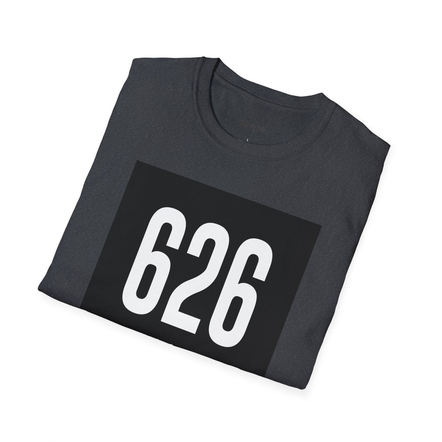 626 White Logo Front Unisex Soft-style T-Shirt