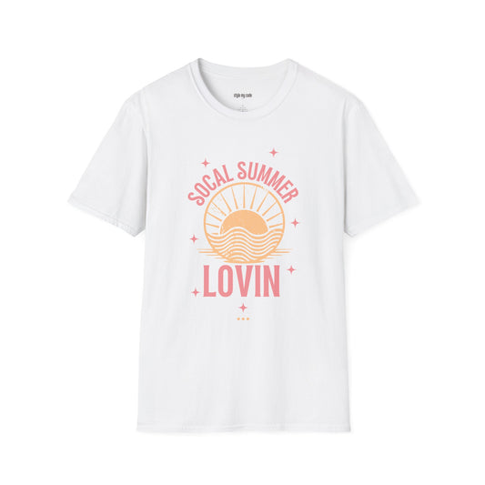 SoCal Summer Lovin' Unisex Softstyle T-Shirt | Perfect for Beach Days & Casual Outings