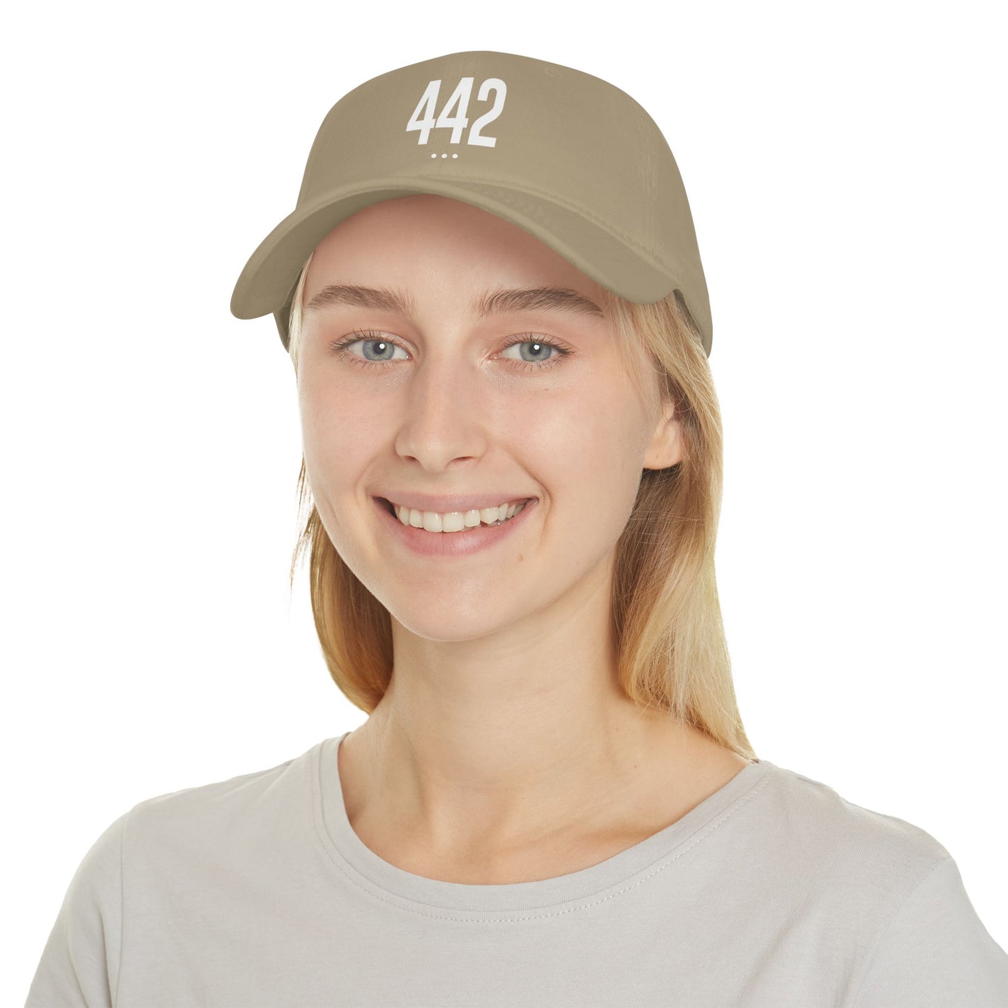 442  White Logo Low Profile Baseball Cap