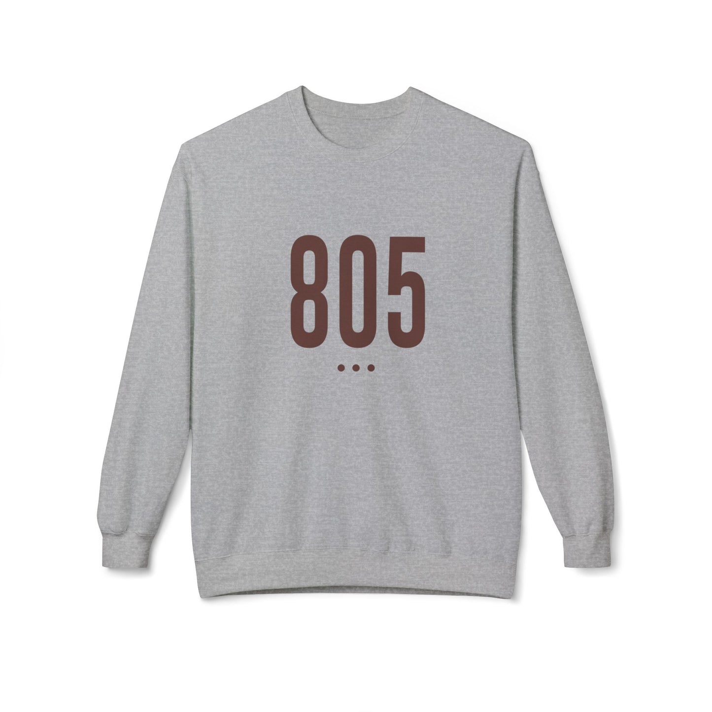 805 Logo Front Unisex Crewneck Sweatshirt