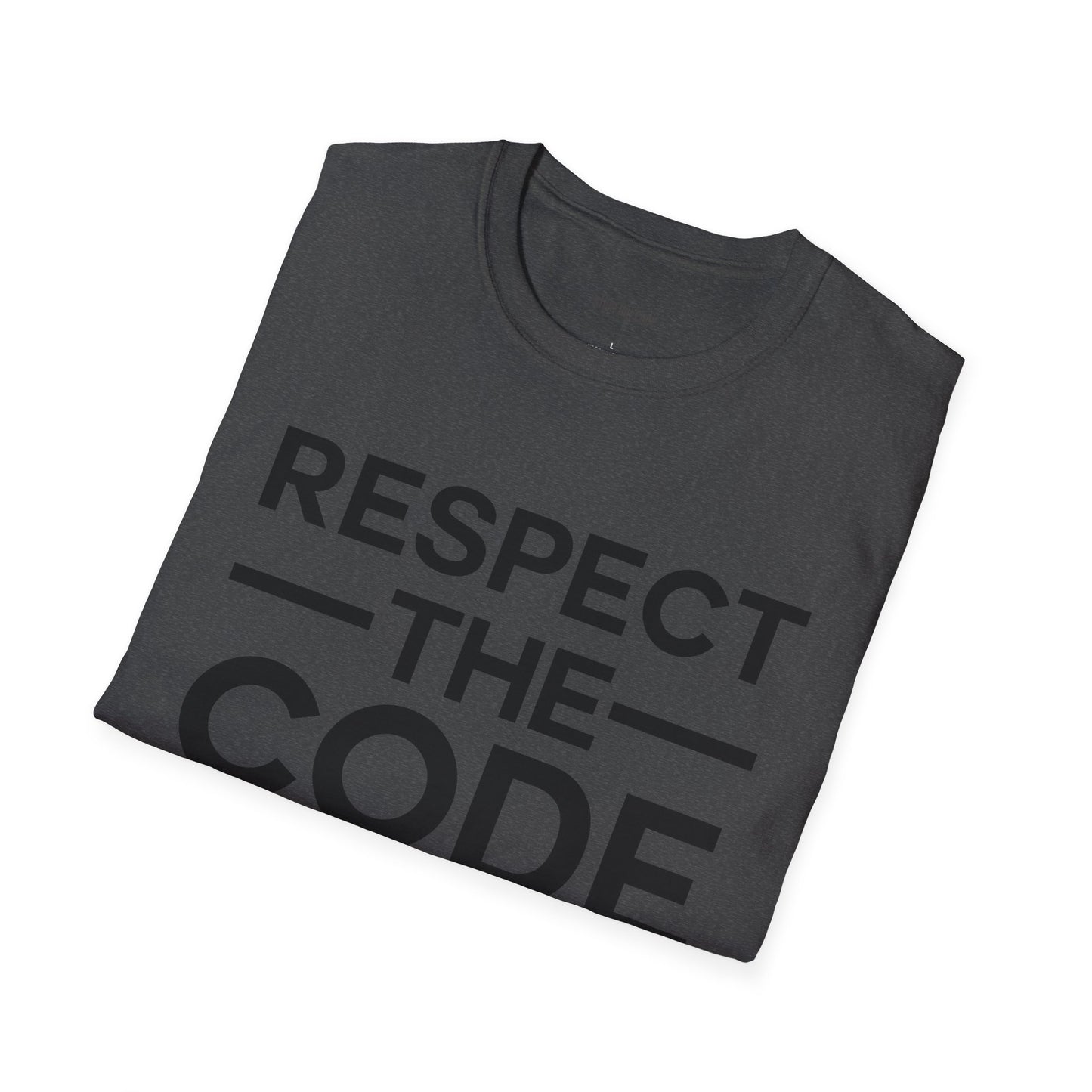 Respect the Code Graphic Unisex Softstyle T-Shirt