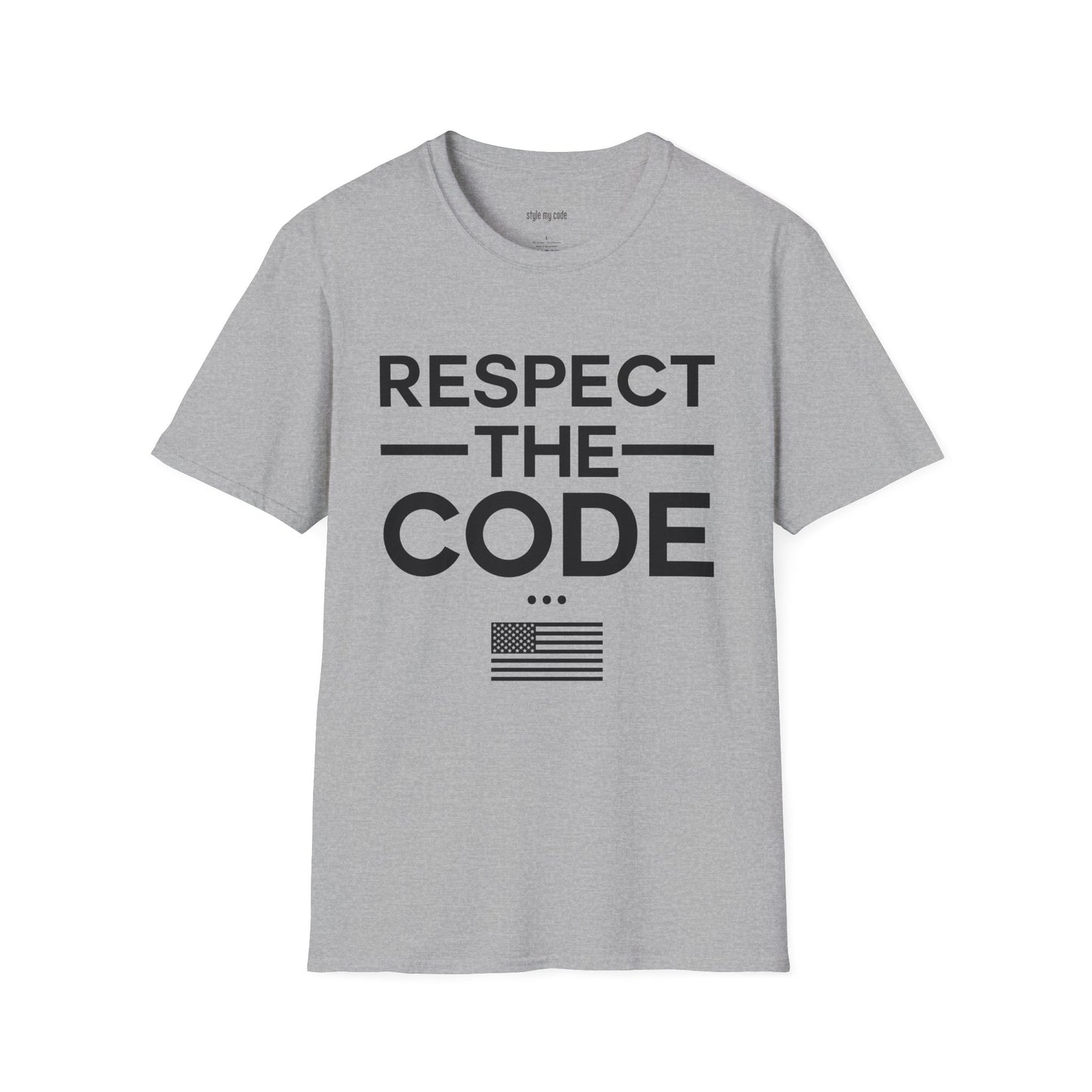 Respect the Code Graphic Unisex Softstyle T-Shirt