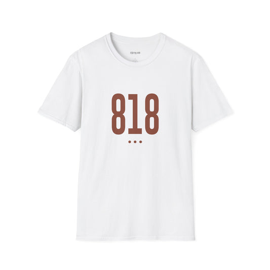 818 Logo Front Soft-Style T-Shirt