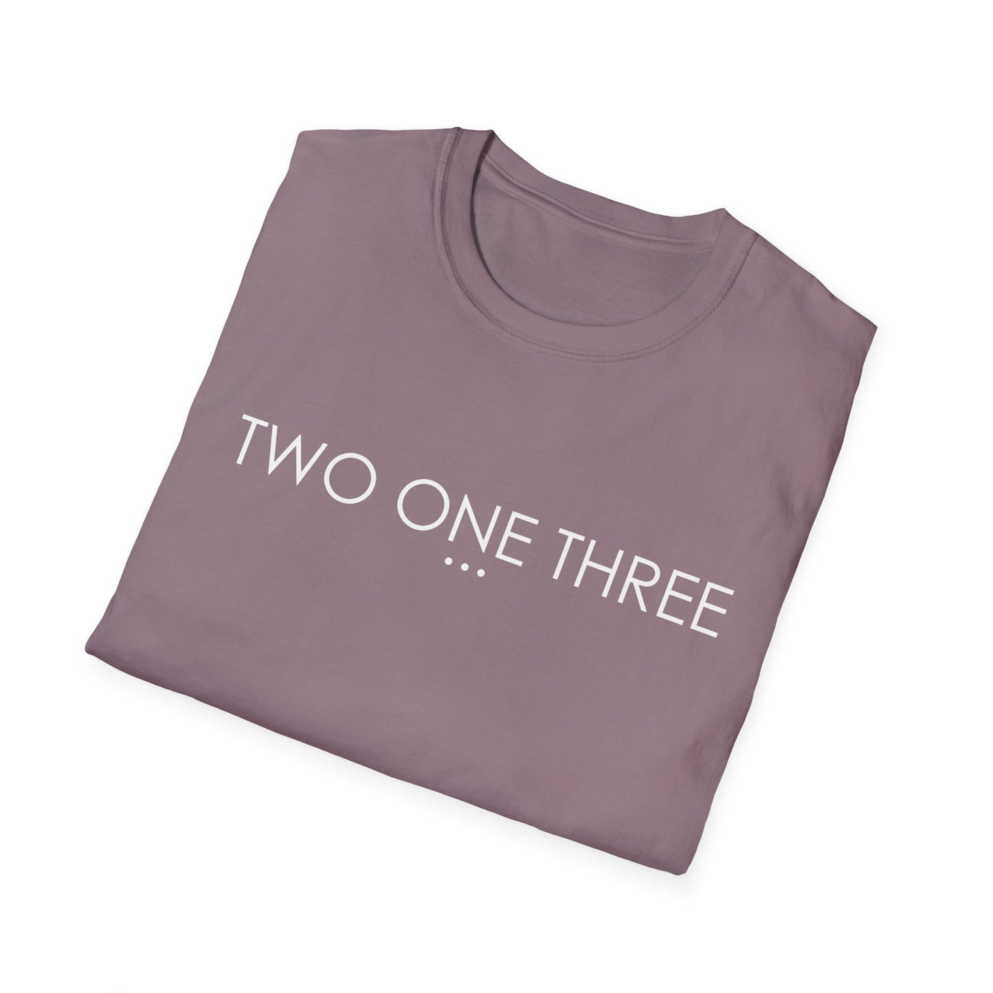 'TWO ONE THREE' Design T-Shirt