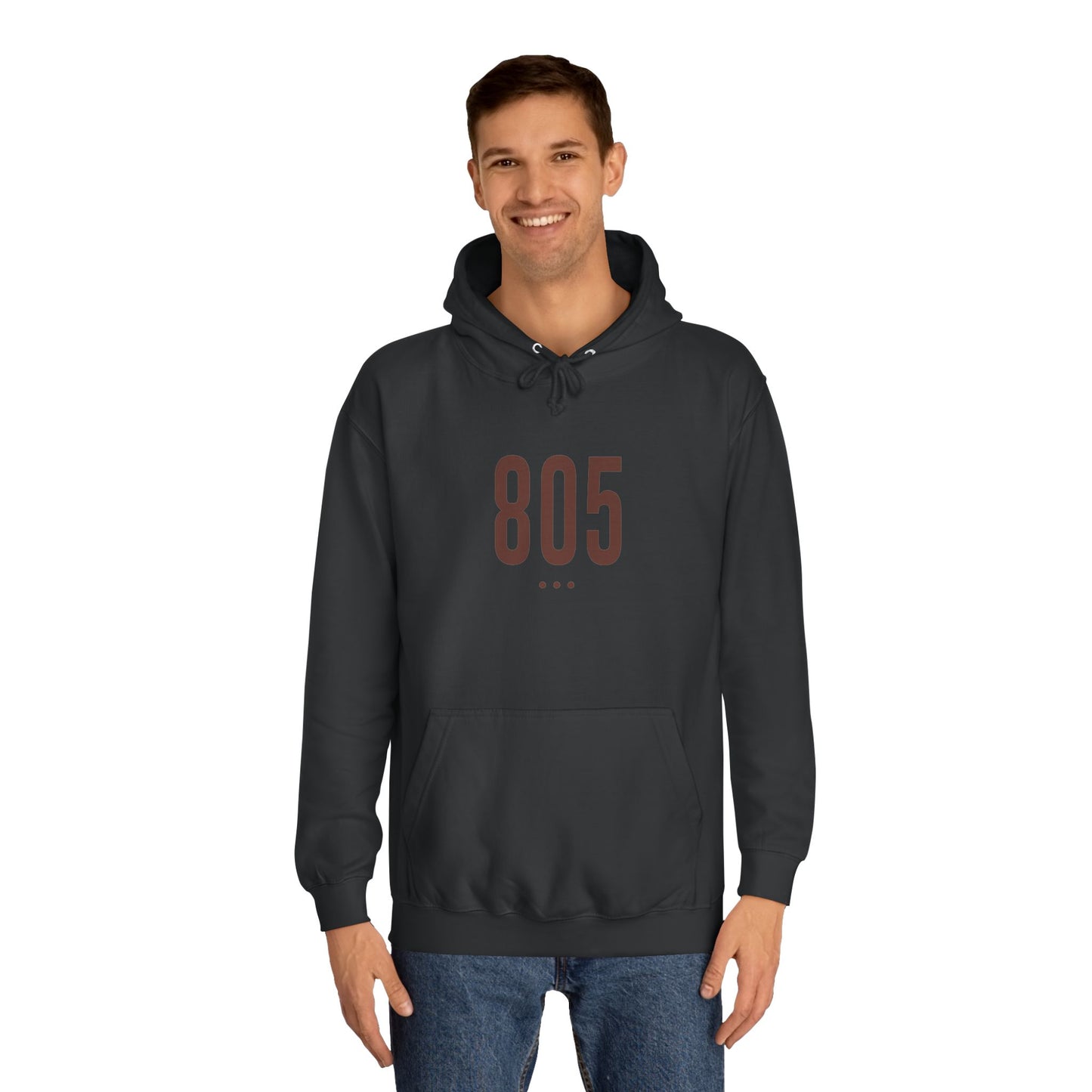 805 Unisex Hoodie - Stylish Comfort for Campus Life