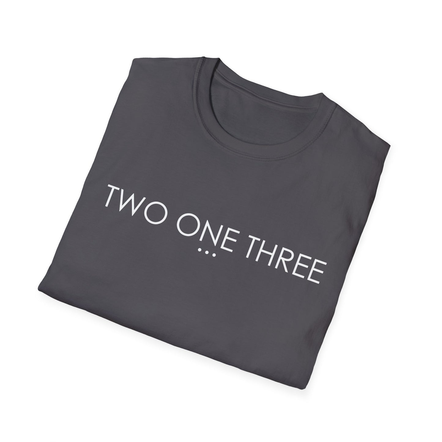 'TWO ONE THREE' Design T-Shirt