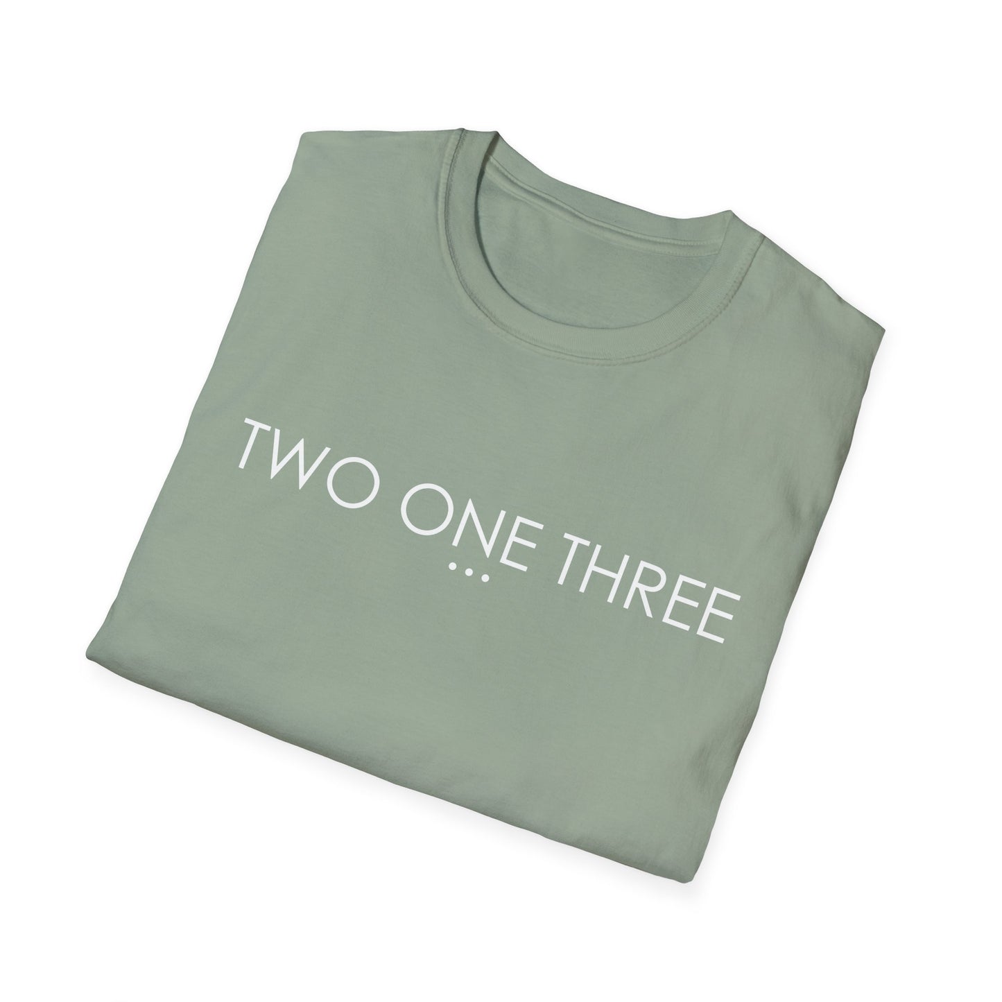 'TWO ONE THREE' Design T-Shirt