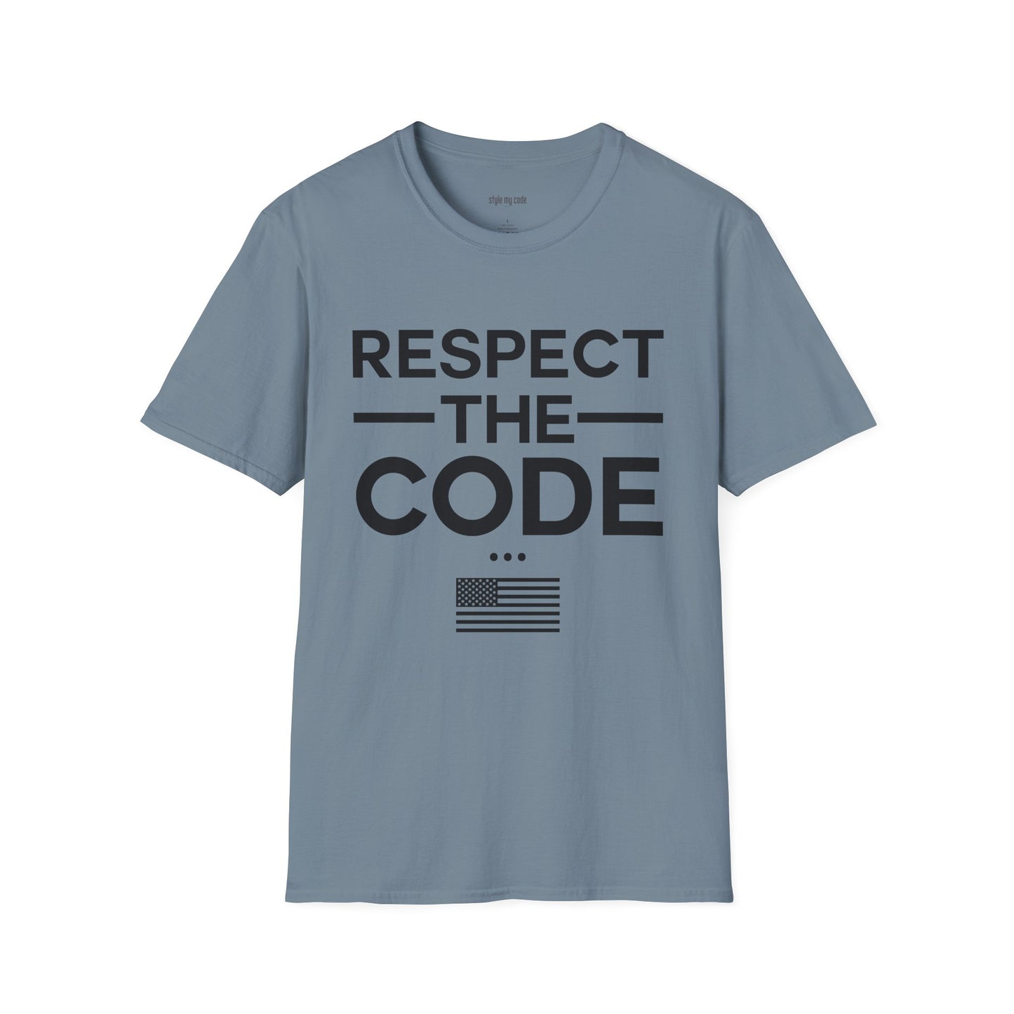 Respect the Code Graphic Unisex Softstyle T-Shirt