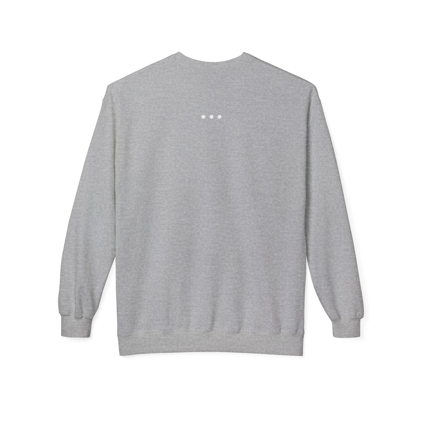 858 White Logo Front Unisex Crewneck Sweatshirt