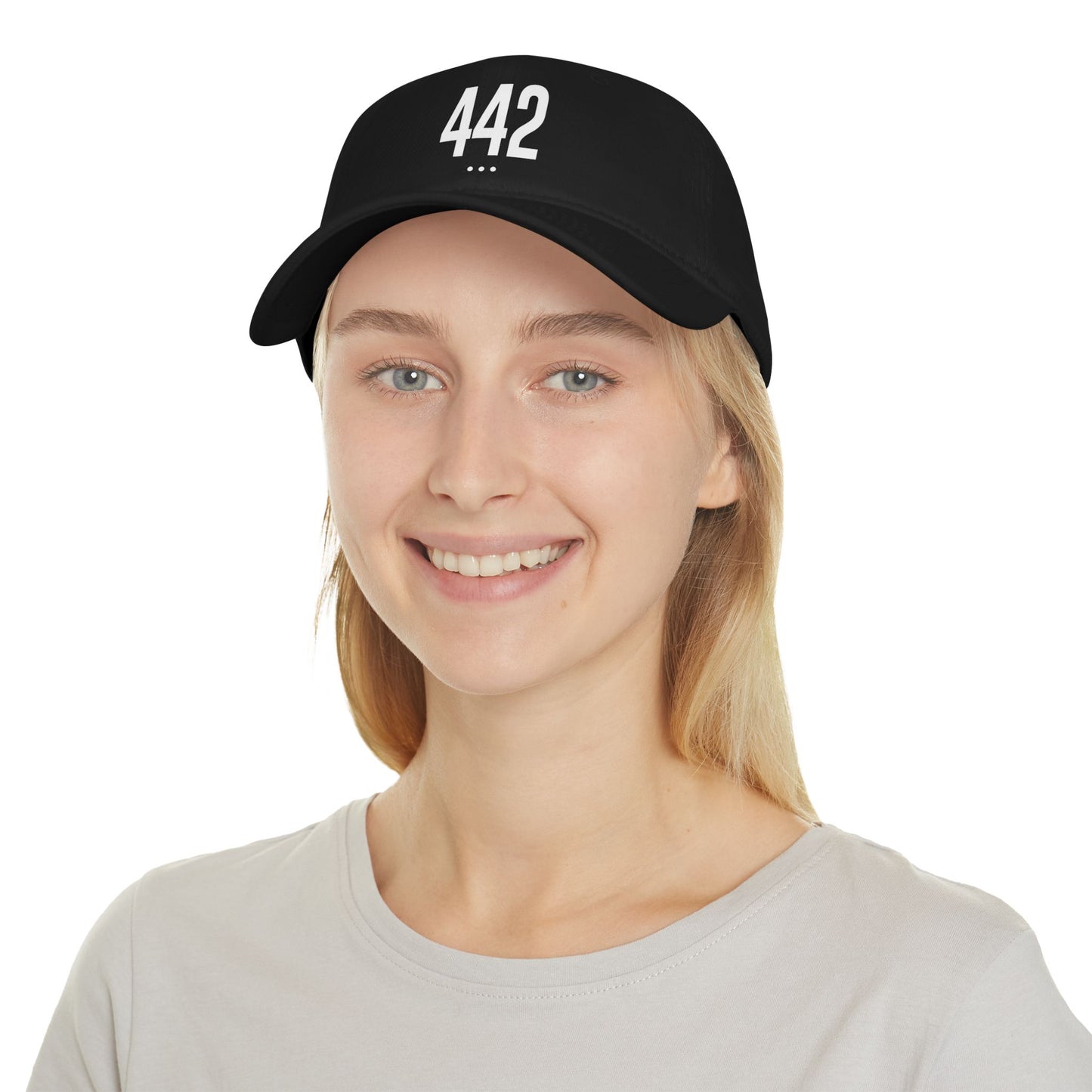 442  White Logo Low Profile Baseball Cap