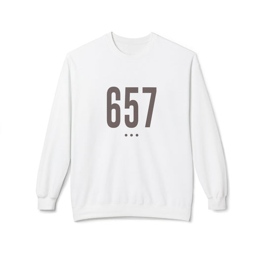 657  Logo Front Unisex Crewneck Sweatshirt