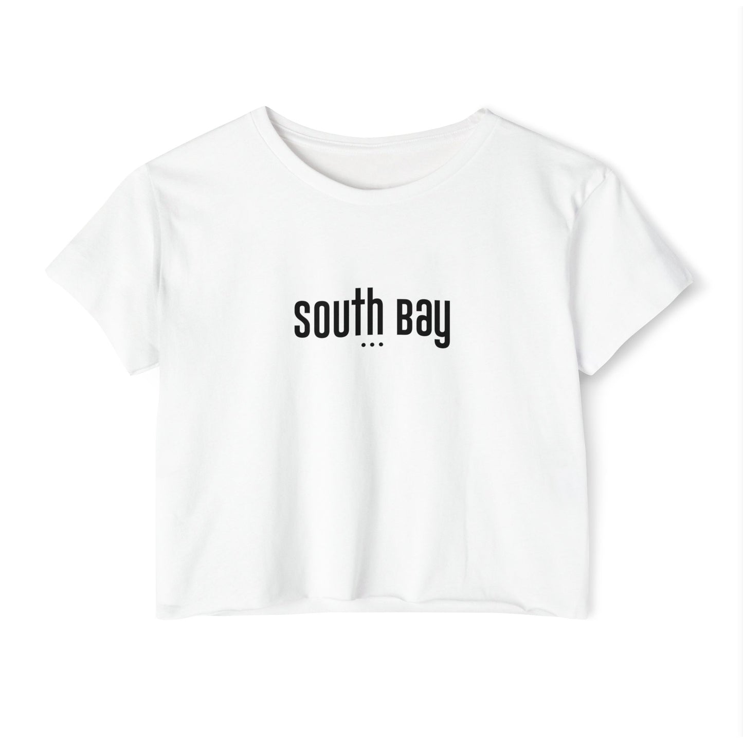 Trendy Women's Festival Crop Top - 'South Bay' Graphic Tee for Summer Vibes