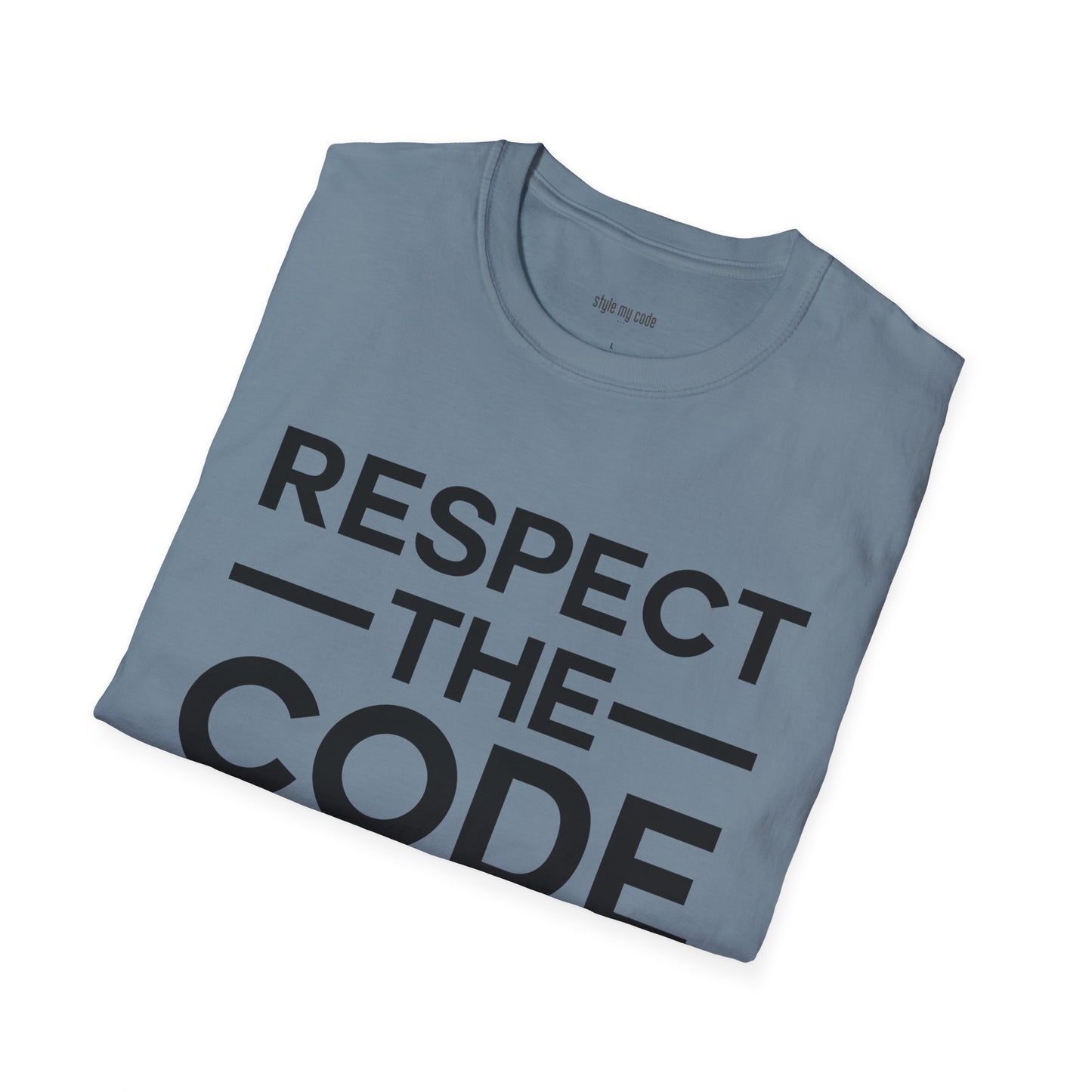 Respect the Code Graphic Unisex Softstyle T-Shirt