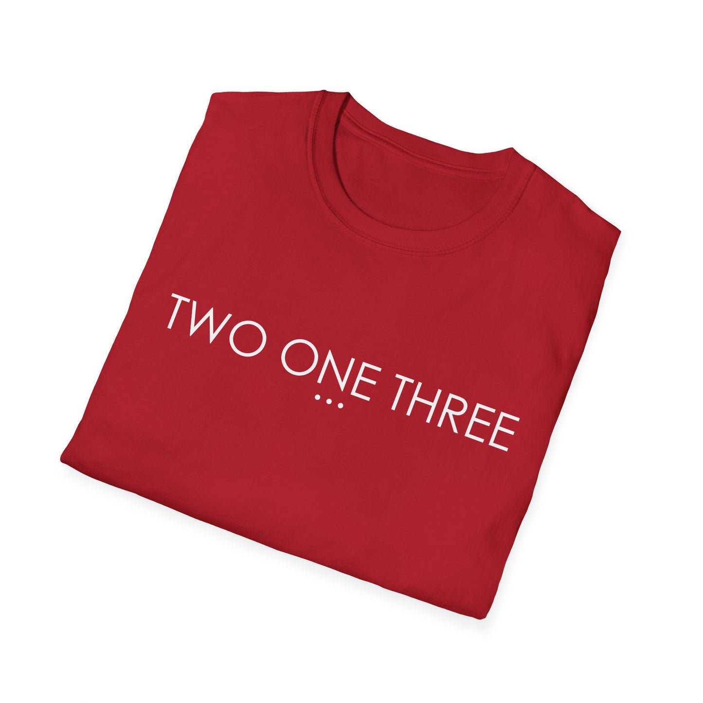 'TWO ONE THREE' Design T-Shirt