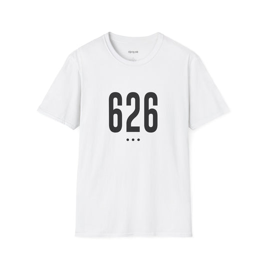 626 Unisex Black Logo Soft-style T-Shirt