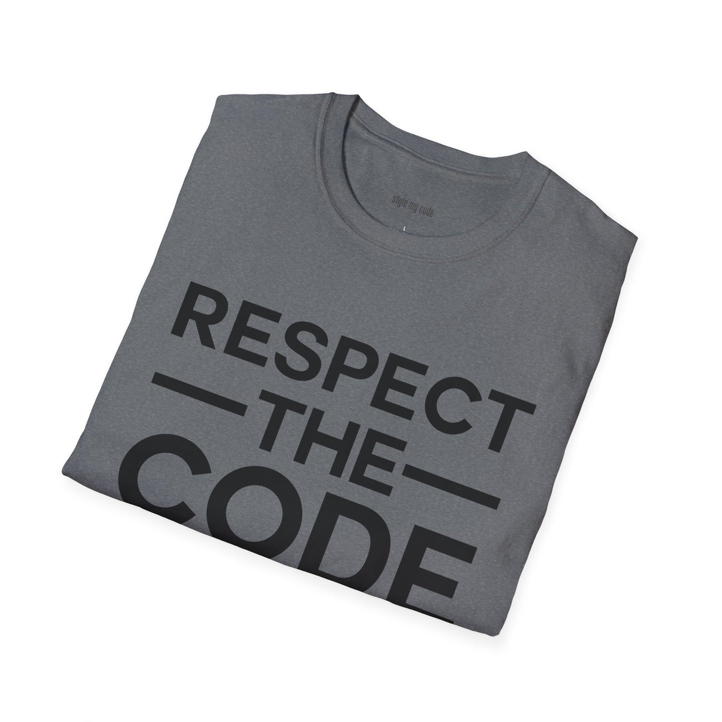 Respect the Code Graphic Unisex Softstyle T-Shirt