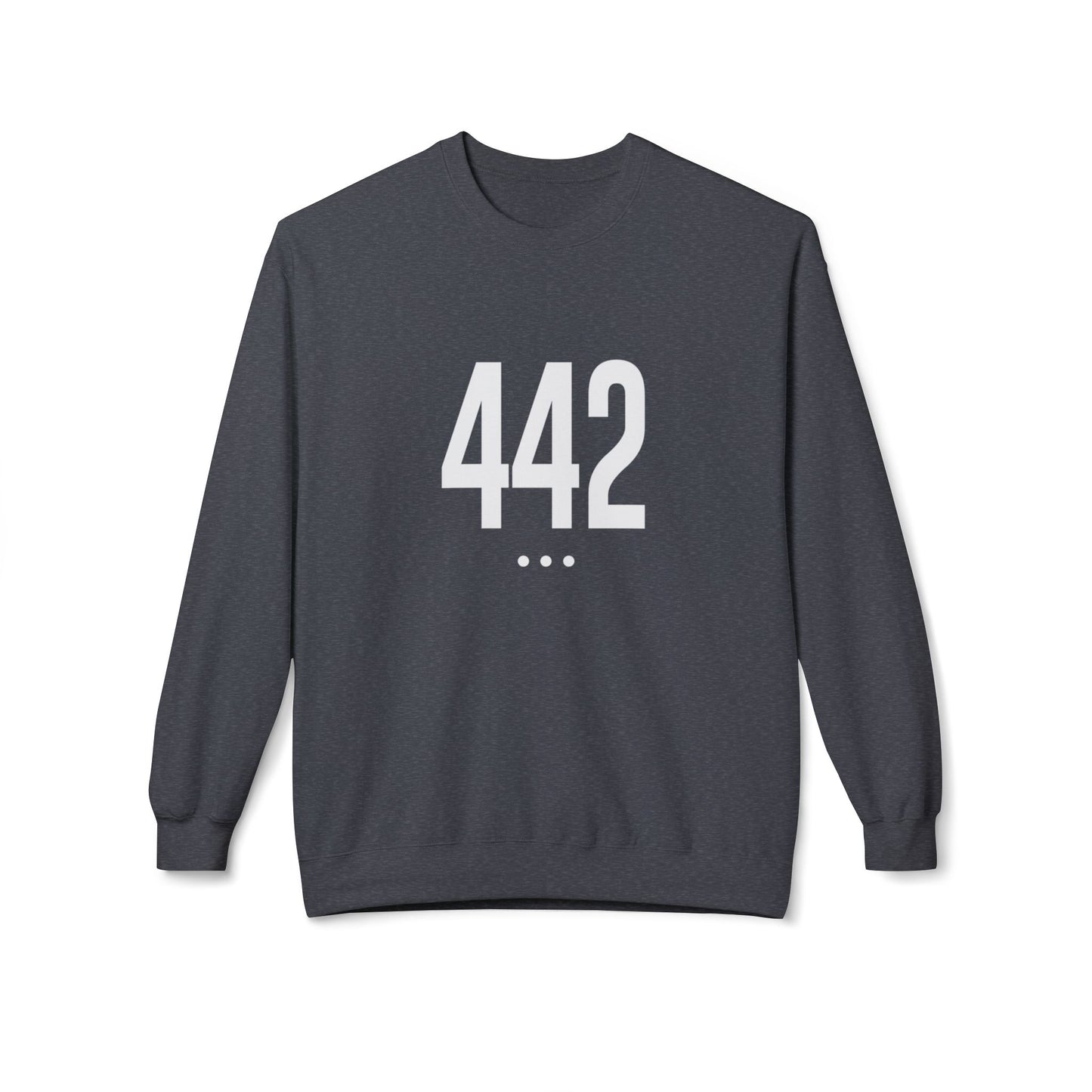 442 White Logo Front Unisex Crewneck Sweatshirt