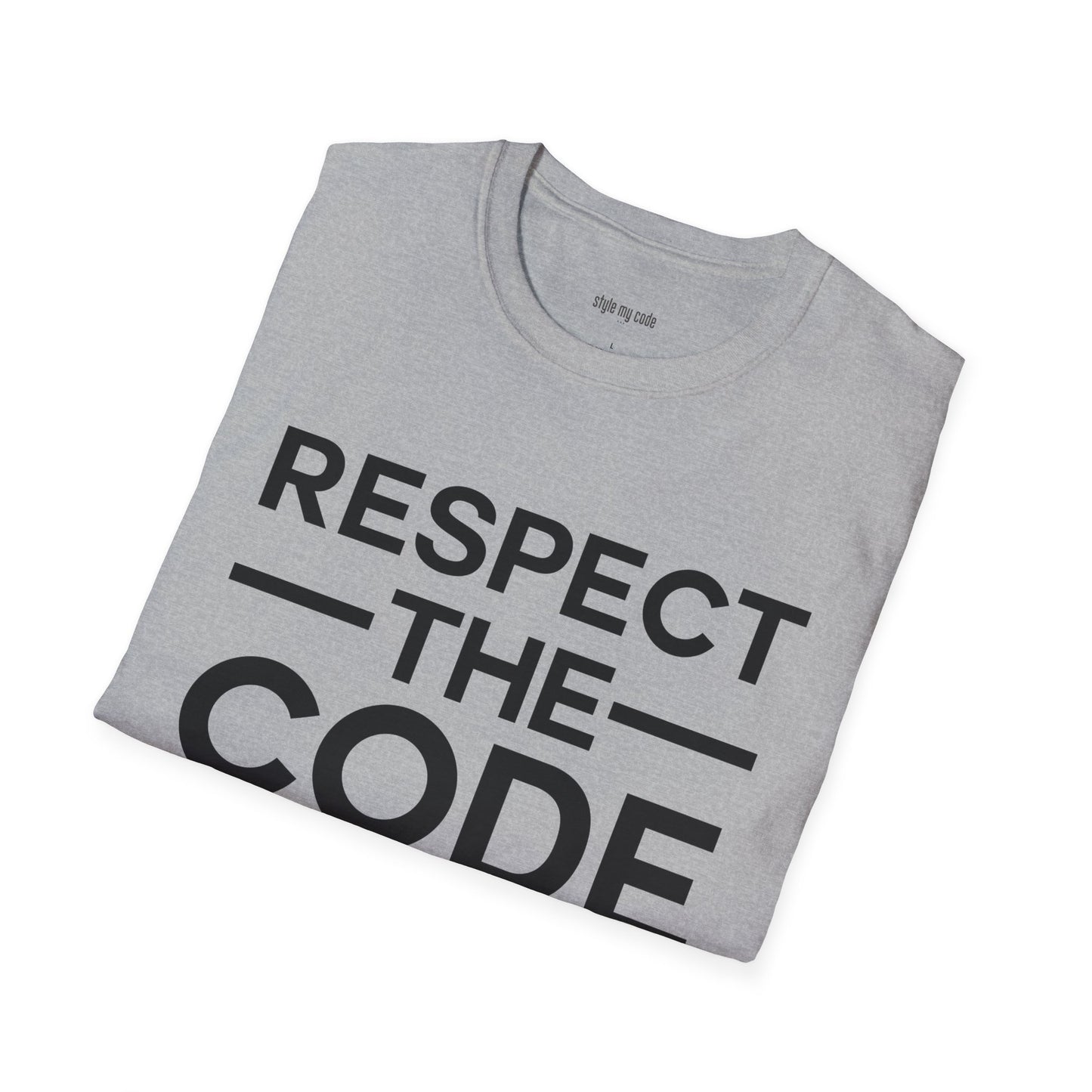 Respect the Code Graphic Unisex Softstyle T-Shirt