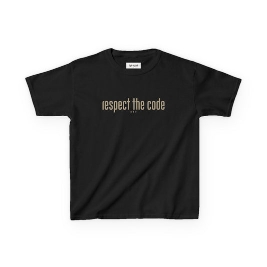 "Respect the Code" - Kid's Unisex Trendy Tee