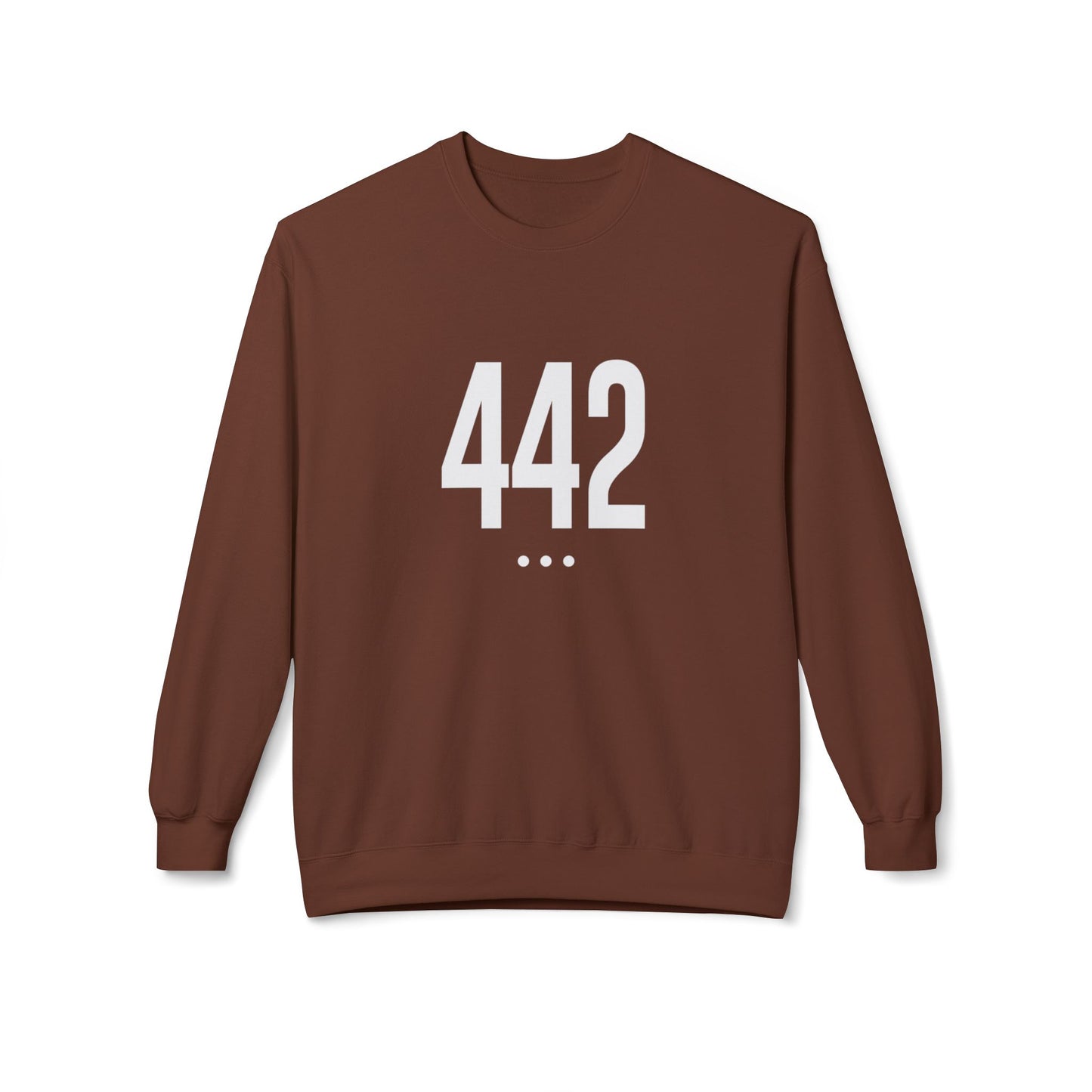 442 White Logo Front Unisex Crewneck Sweatshirt