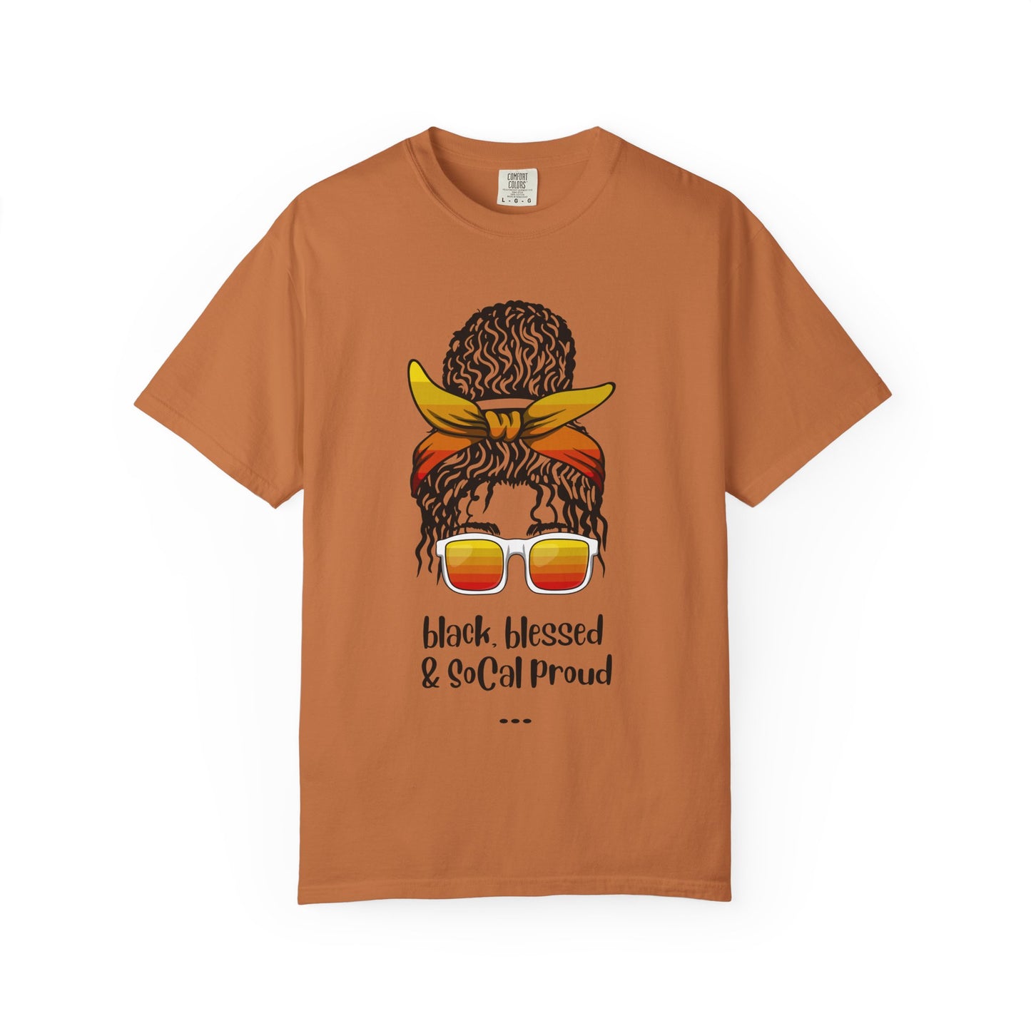SoCal Proud Unisex Tee - Black, Blessed & SoCal Proud Graphic Shirt