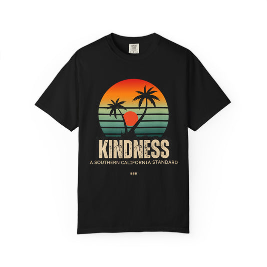 Kindness Sunset Unisex Garment-Dyed T-Shirt