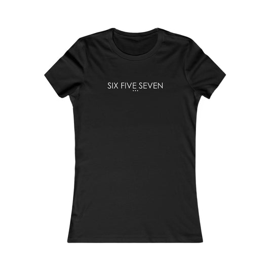 'Six Five Seven' - Women's Fave Tee