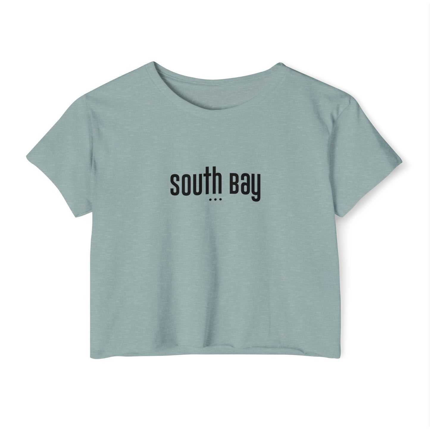 Trendy Women's Festival Crop Top - 'South Bay' Graphic Tee for Summer Vibes