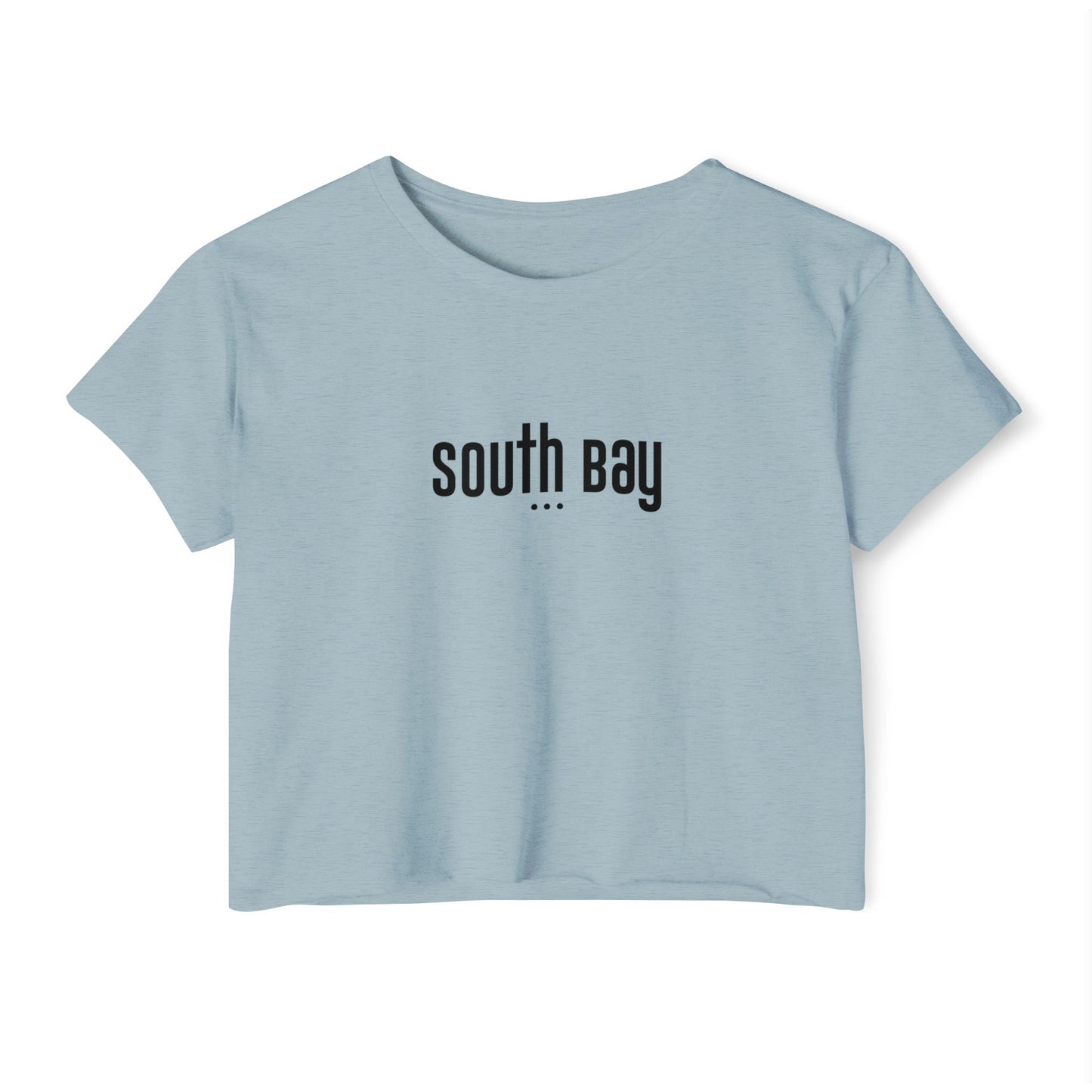 Trendy Women's Festival Crop Top - 'South Bay' Graphic Tee for Summer Vibes