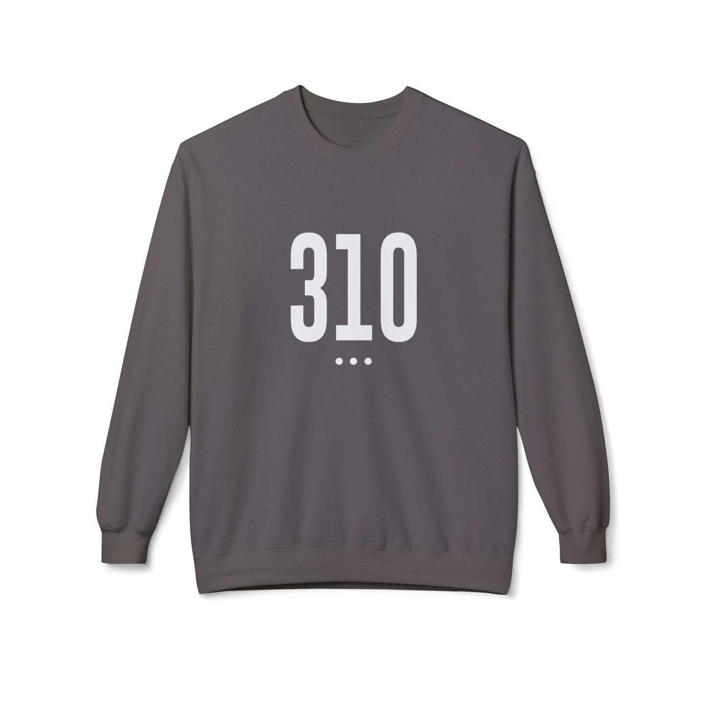 310 White Logo Front Unisex Crewneck Sweatshirt