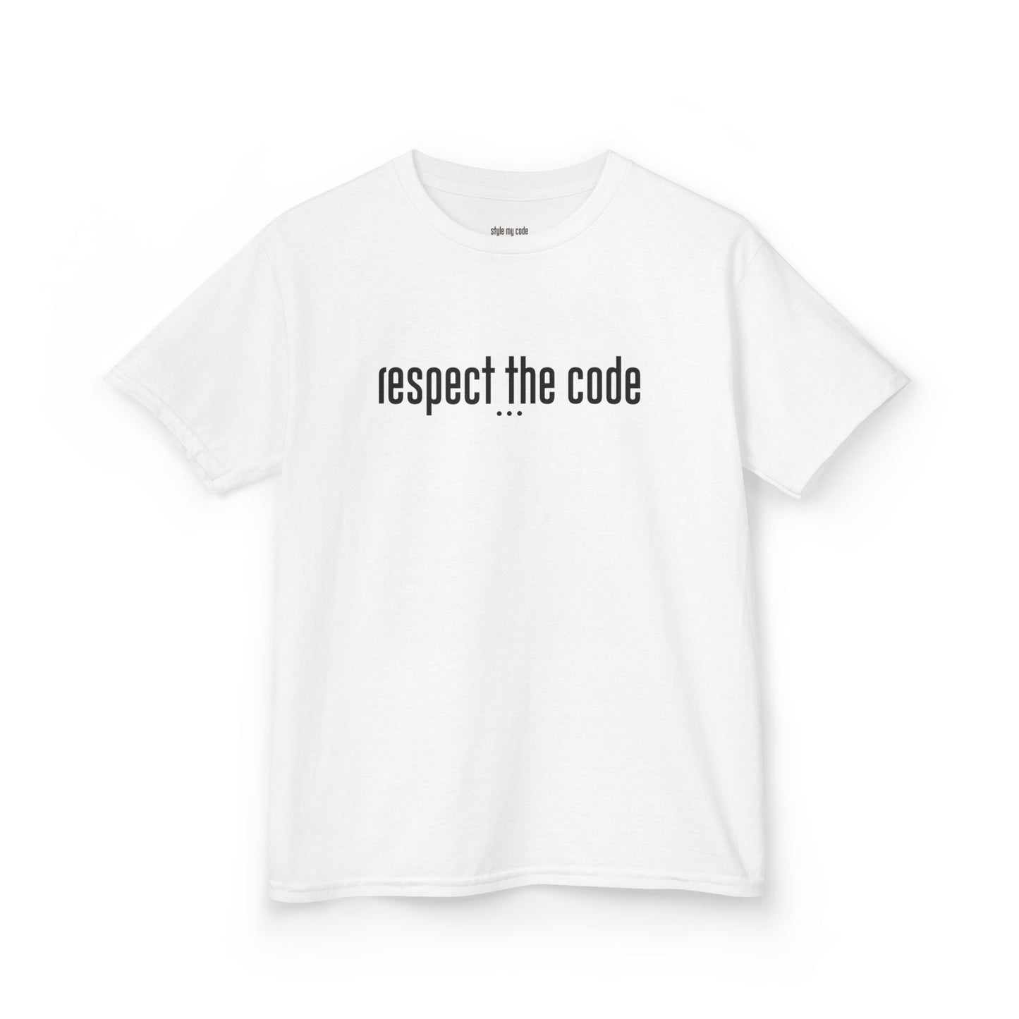 "Respect the Code" Black - Kid's Unisex Trendy Tee