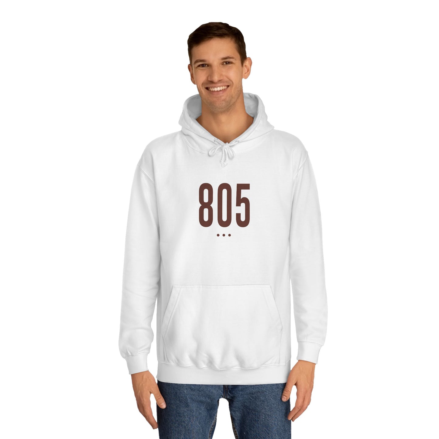 805 Unisex Hoodie - Stylish Comfort for Campus Life