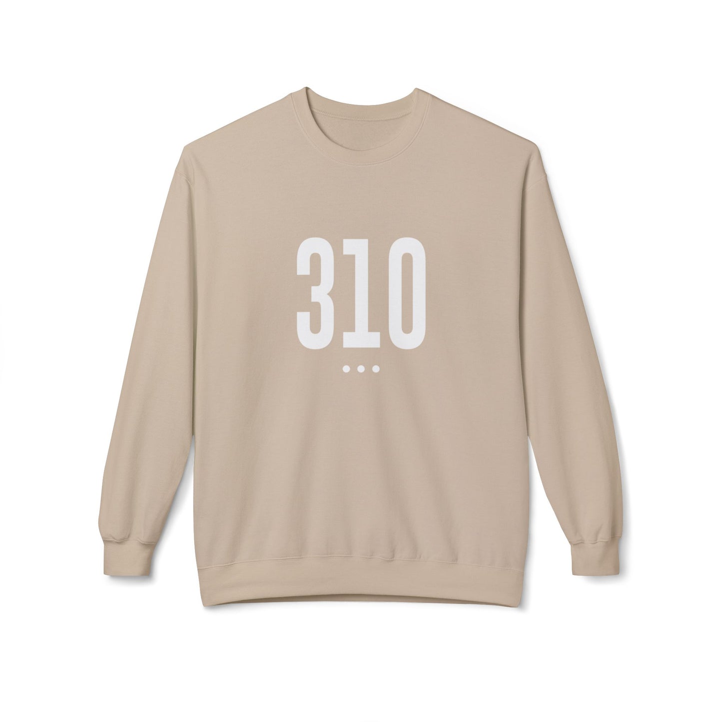 310 White Logo Front Unisex Crewneck Sweatshirt