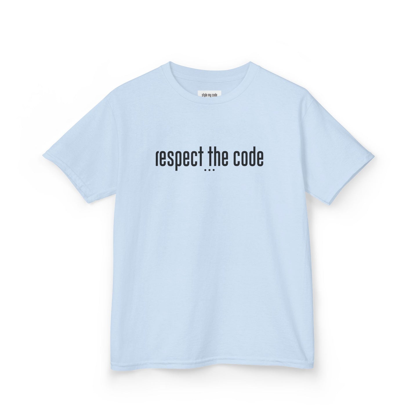 "Respect the Code" Black - Kid's Unisex Trendy Tee