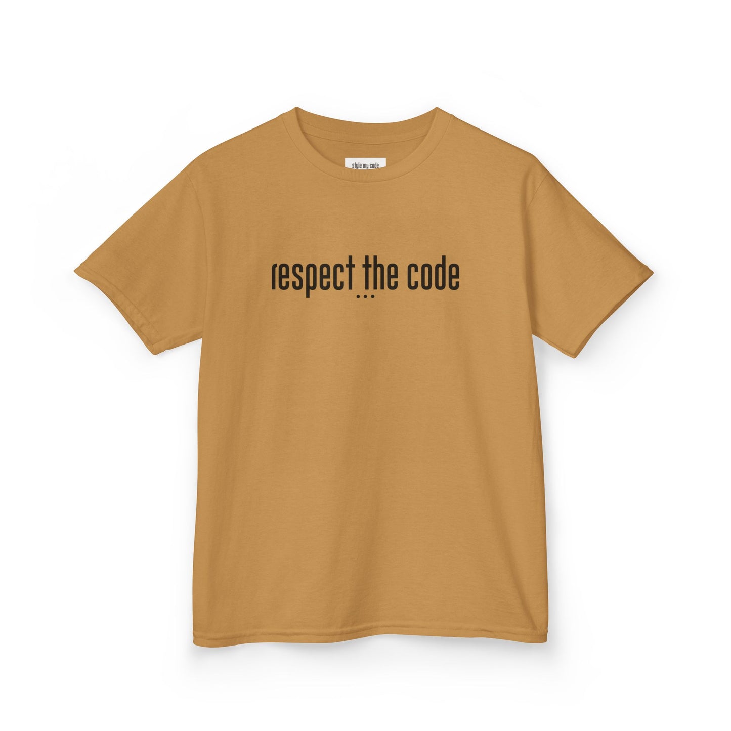 "Respect the Code" Black - Kid's Unisex Trendy Tee