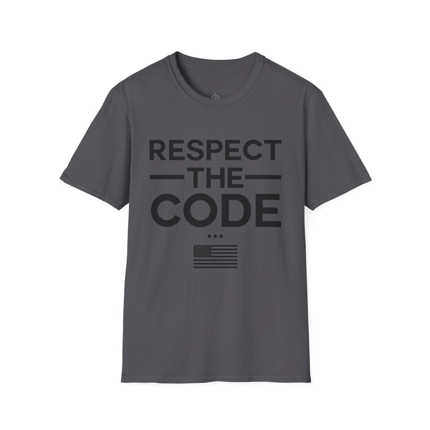 Respect the Code Graphic Unisex Softstyle T-Shirt