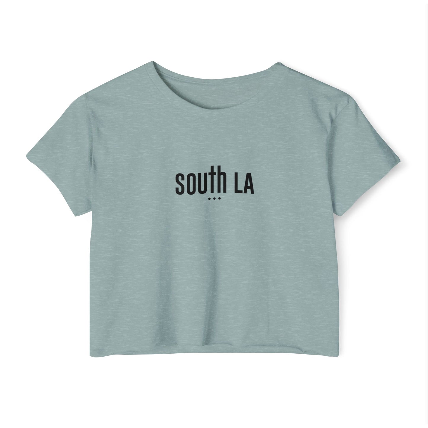 Trendy Women's Festival Crop Top - 'South LA' Graphic Tee for Summer Vibes