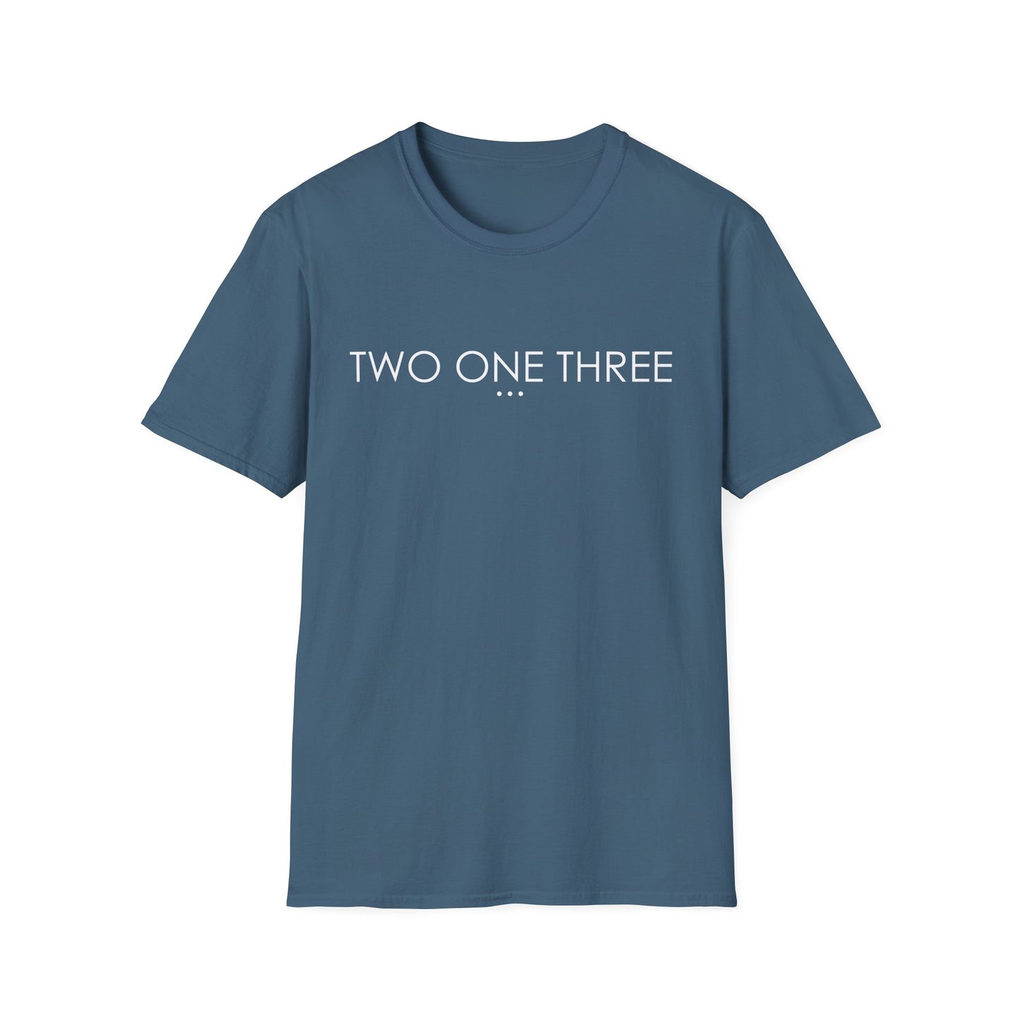 'TWO ONE THREE' Design T-Shirt