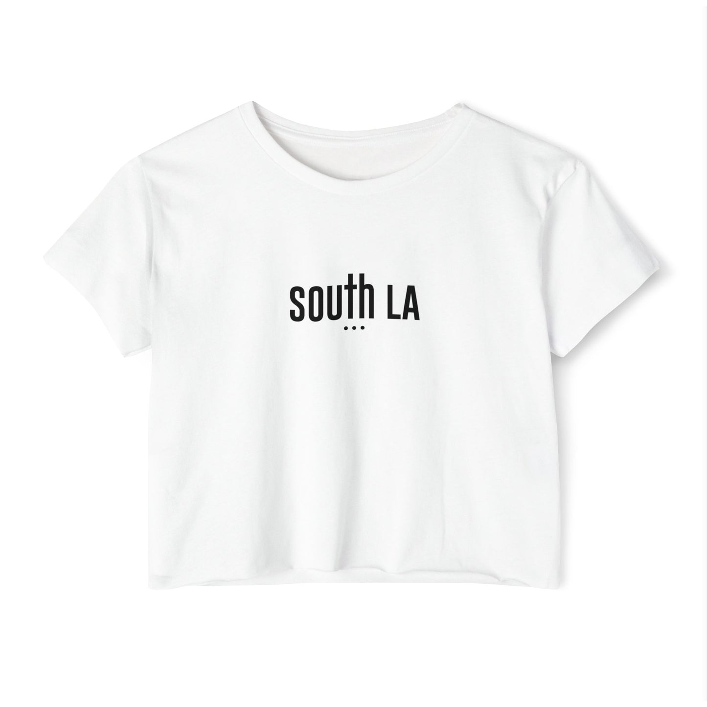 Trendy Women's Festival Crop Top - 'South LA' Graphic Tee for Summer Vibes